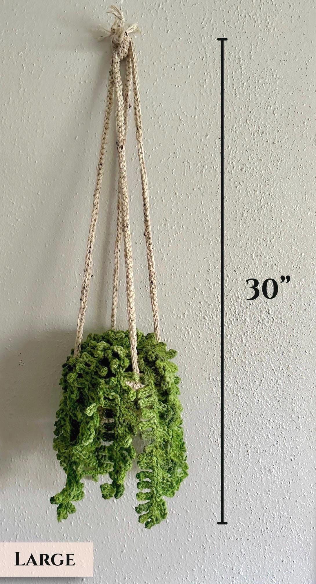 Crochet Fern Plant, Hanging Plant, Home Decor Gift