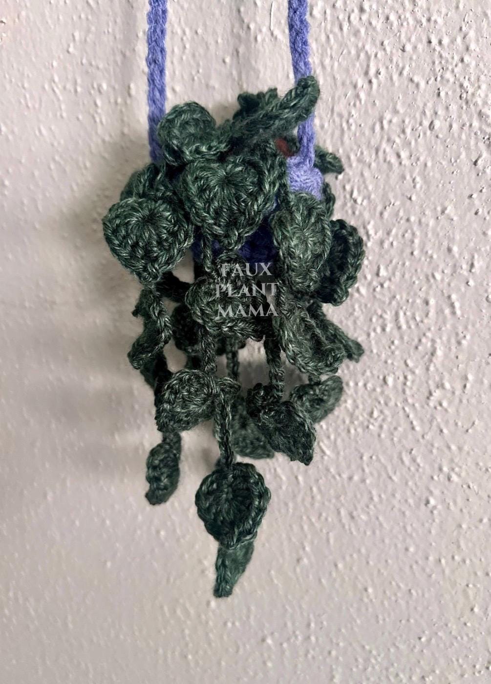Crochet Pothos Plant, Hanging Plant, Home Decor Gift, String of Hearts