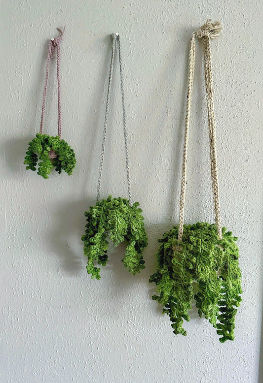 Crochet Fern Plant, Hanging Plant, Home Decor Gift