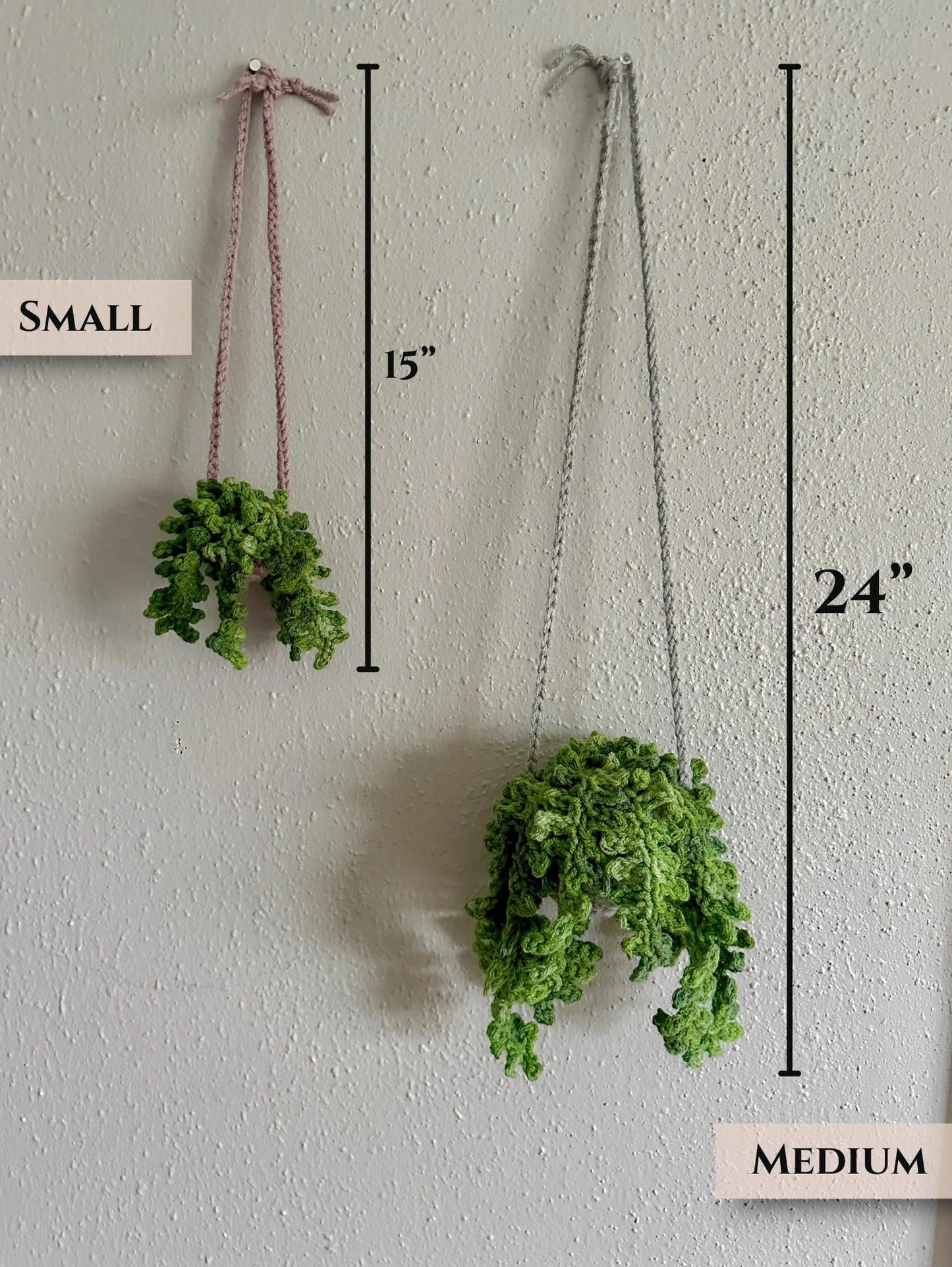 Crochet Fern Plant, Hanging Plant, Home Decor Gift